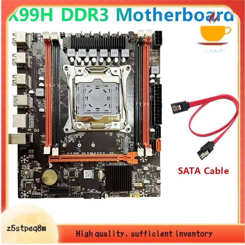 Suporte De Memória DDR3 X99H Placa-Mãe LGA2011-V3 M . 2 Slots NVME SATA3.0 4X DDR3 Para CPUs E5-26XX V3 E5-2678 2696 262