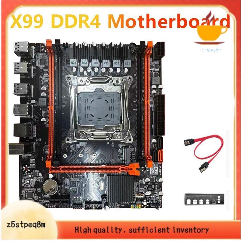 X99H Placa-Mãe De Mesa B85 LGA2011-3 4X DDR4 REG ECC RAM Slots M . 2 PCIE SATA3.0 X99 Kit Para Jogos