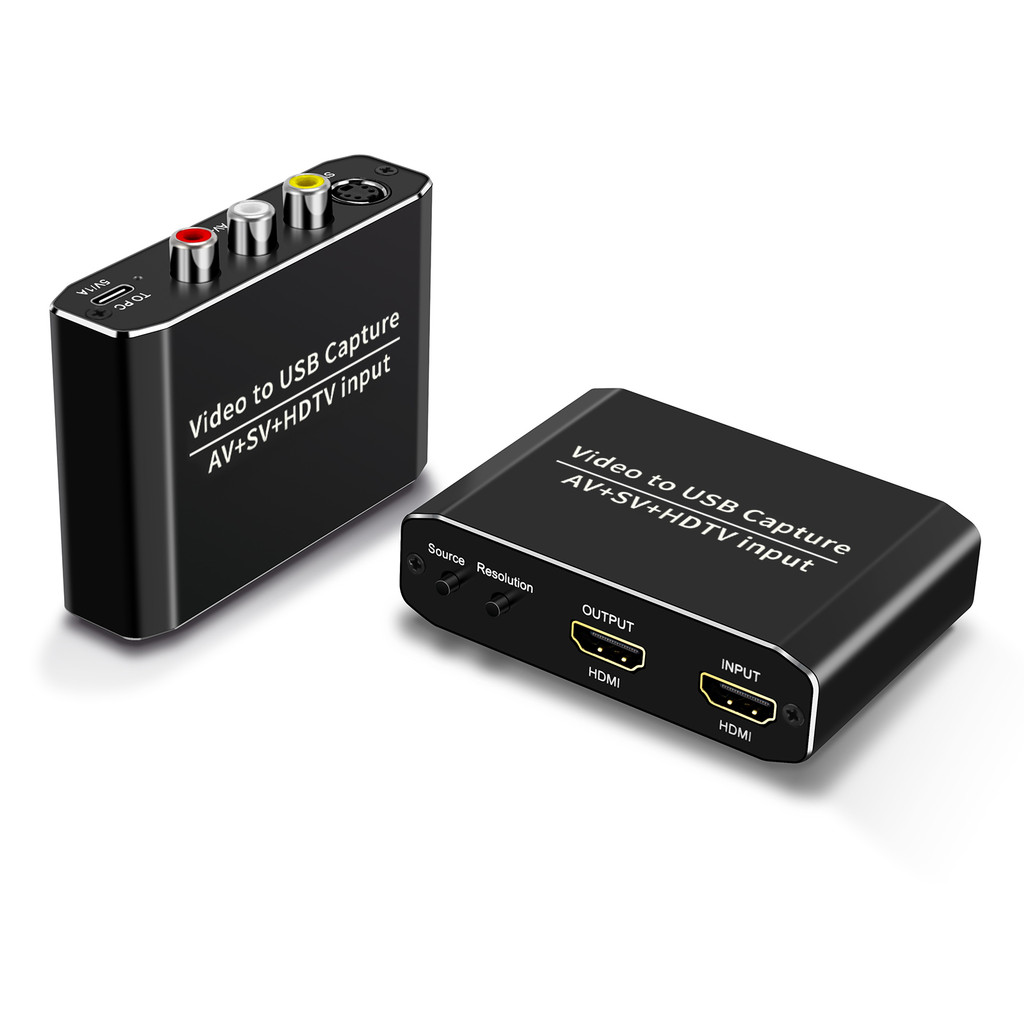 Placa De Captura De Áudio E Vídeo USB3.0 4K30 AV S-Video HDMI Para Câmera , Lapt