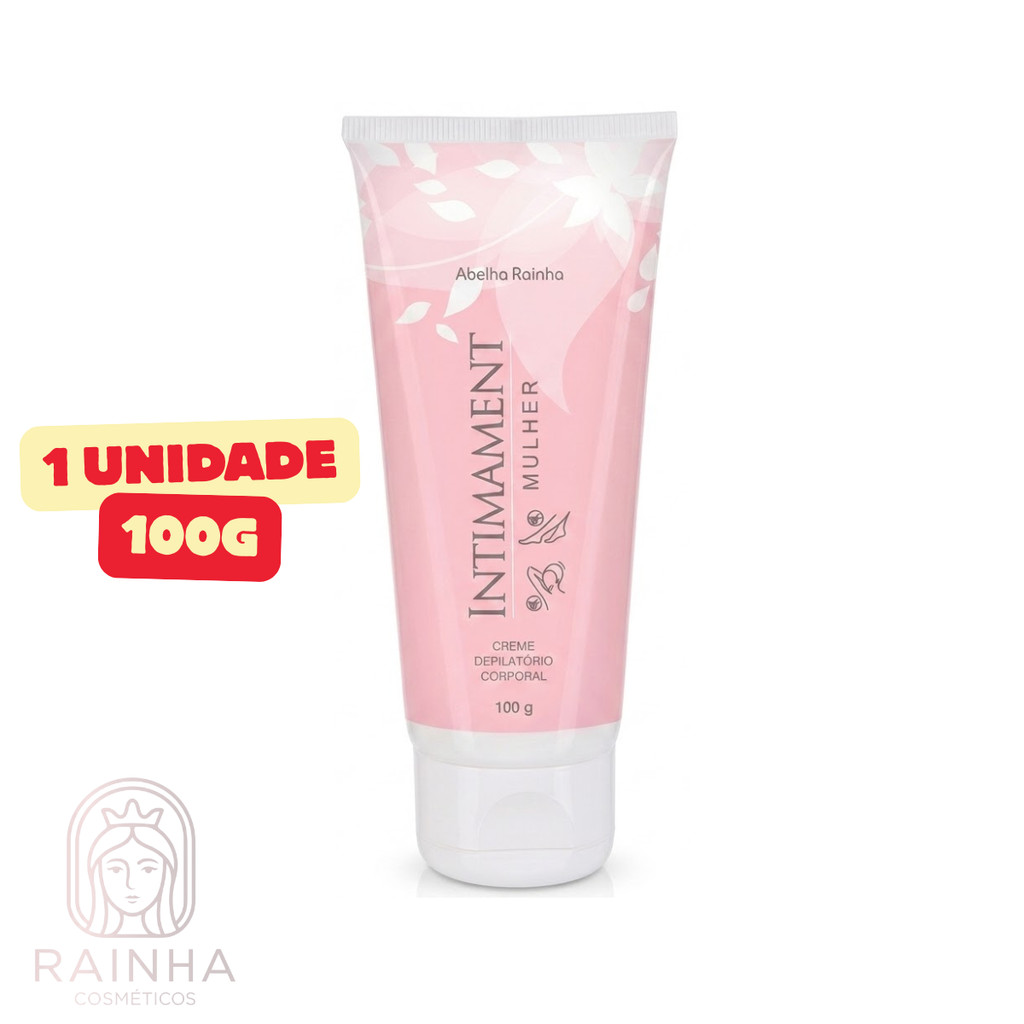 Creme Depilatório Corporal Intimament Abelha Rainha 100g