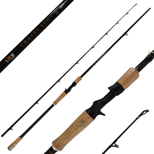 Vara Carretilha Lumis Crazzy Eddy 2,10 M 60 Lb 2 Partes