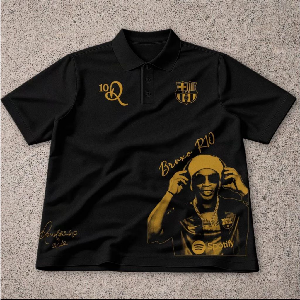 Camisa Polo Assinada R10 Feita em Piquet
