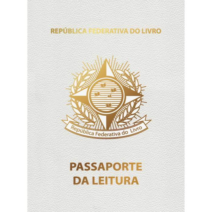 Kit com 10 Passaporte da Leitura | Branco