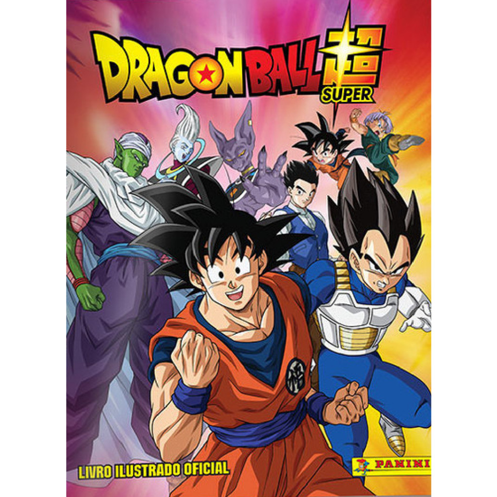 Álbum Ilustrado Dragon Ball Super 70 Figurinhas Coladas + Pôster - Liv