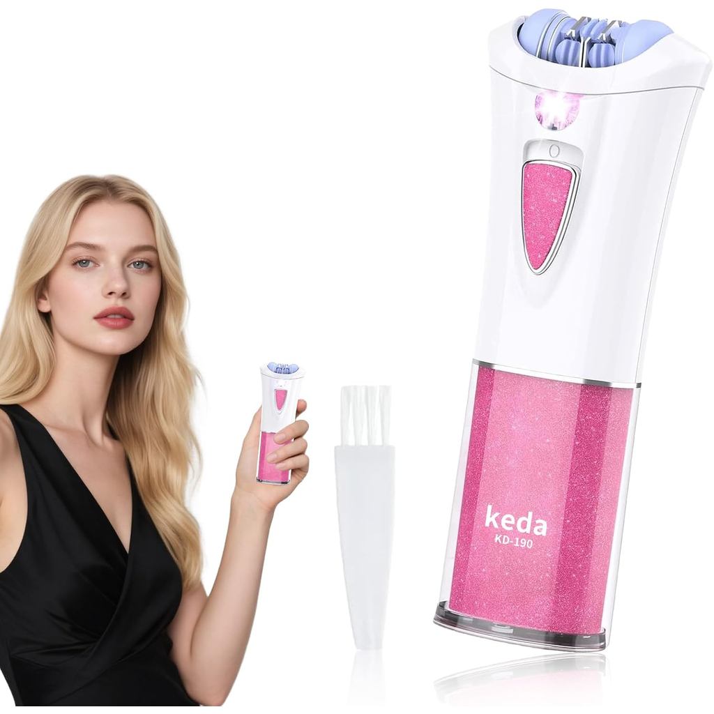 Epilador de Pele, Novo Epilador de Remoção de Pelos para Mulheres 2025 com Luz LED, Removedor de Pelos Sem Fio para o Ro