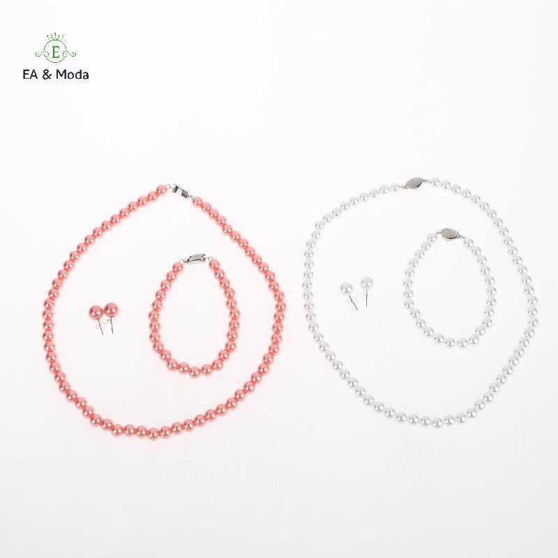 EA & Moda Conjunto Exclusivo De Contas De Pérola Nelace Para Mulheres Joias Versáteis Presente Perfeito O Dia Das Mães .