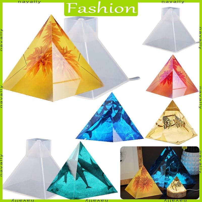 Moldes Pirâmide Silicone nava Para Resina Orgonite-Orgone Artesanato-Ornamento