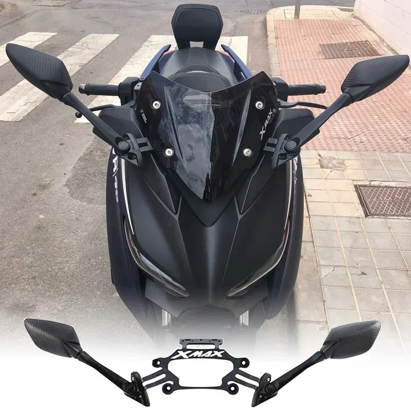 XMAX 300 Suporte De Navegação GPS Do Telefone Retrovisor Para YAMAHA x-max 400 125x 250 XMAX300 Espelhos Laterais Retrov