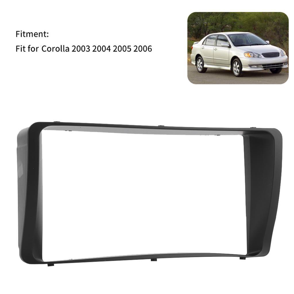 Fingerstyle-BR 2Din 7in moldura de navegação painel DVD player de rádio estéreo guarnição adequada para Corolla 03-06