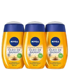 Kit NIVEA Óleo de Banho - Sabonete Líquido (3 Unidades)