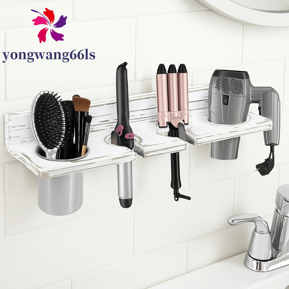 Suporte Para Secador De Cabelo YONGWANG , Cabide Elegante Montado Na Parede , Ventilador De Banheiro Que Economiza Espaç
