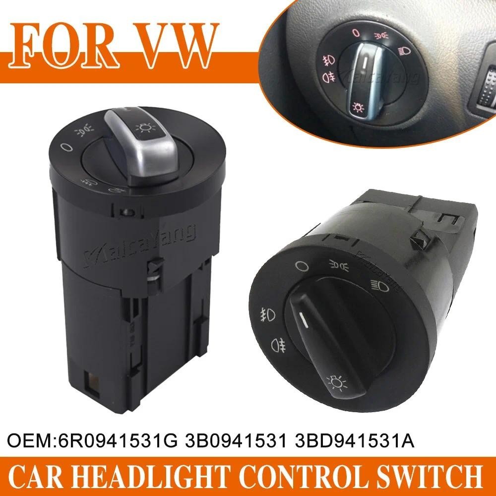 Para Volkswagen Passat B5 B6 Polo Touran Bora CC VW Golf 4 MK5 Caddy Jetta Interruptor De Controle Do Farol Carro Interr