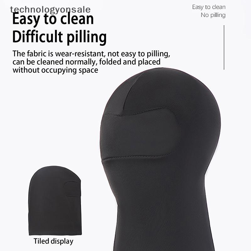 [Tecnologia] 1/2/3 Buracos Unissex Elástico Respirável Máscara Balaclava Boné Cabeça Capuz Halloween Cosplay Festa Chapé
