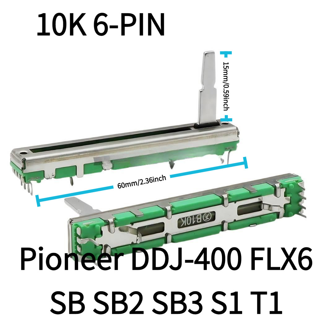 1 PCS Pioneer DDJ-400 FLX6 SB SB2 SB3 S1 T1 Estação de mistura Potenciômetro de Volume DCV1024