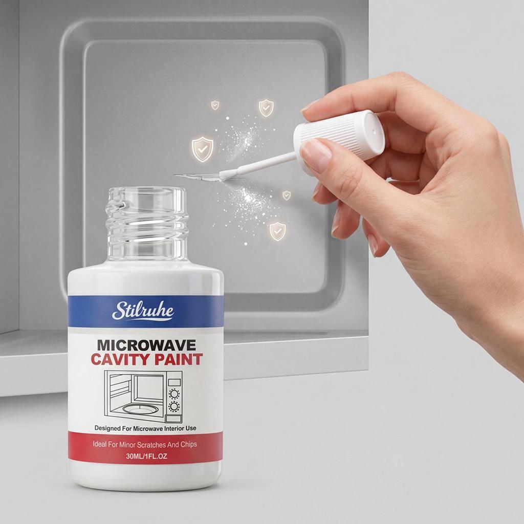 Pintura De Retoque De Cavidade De Micro-Ondas 30ml Revestimento De Aparelho Para Reparo Interior Cozinha Doméstica nuaed