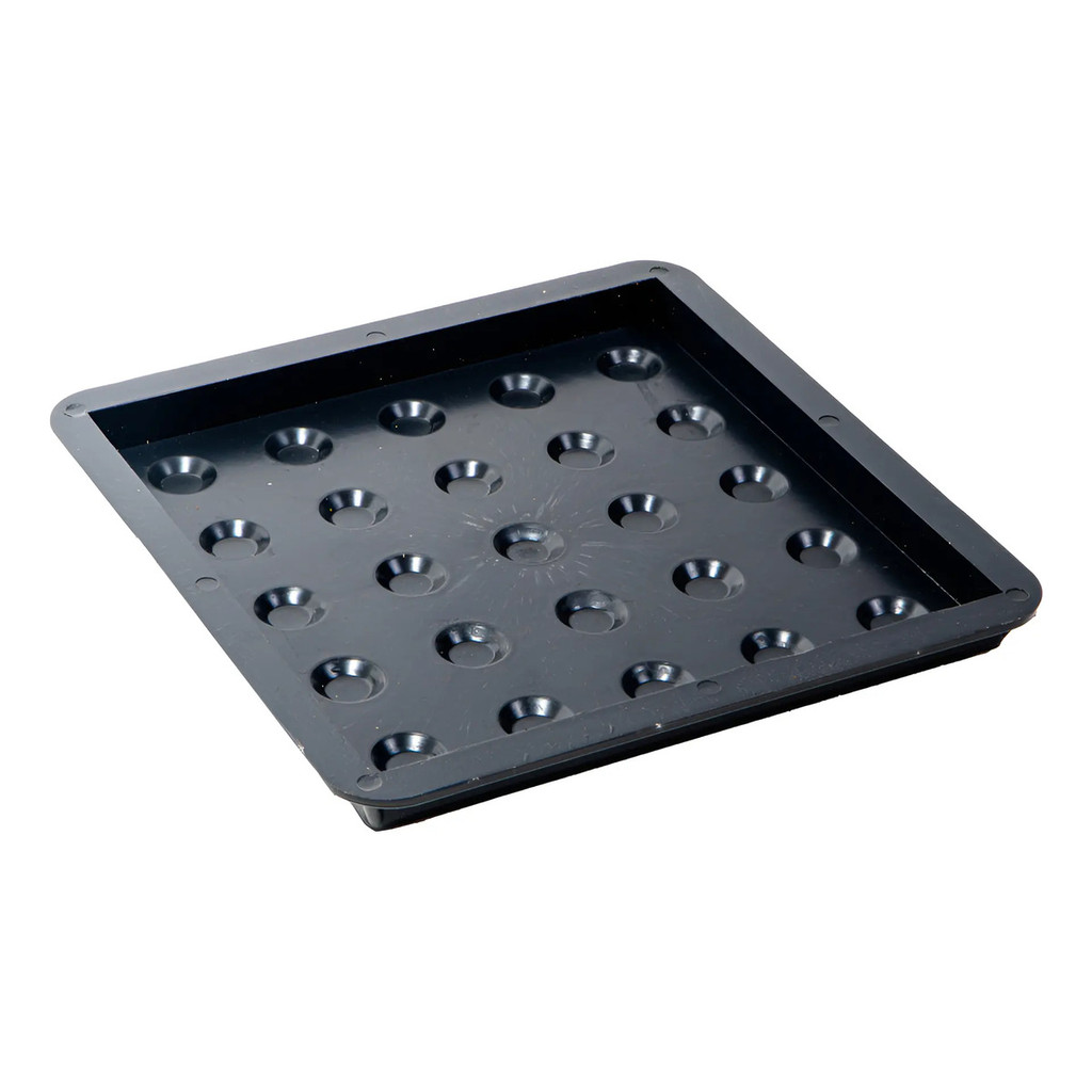 Forma Plástica Piso Tátil Bolinhas 25x25x2 Kit 10 Unidades