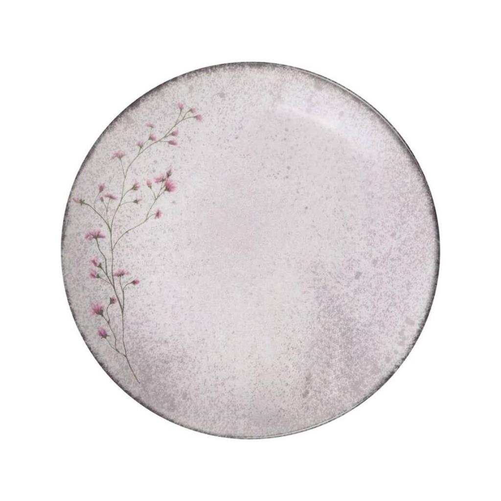 Kit 6 Pratos Fundos Porcelana 21cm Tramontina Floralis Sopas Caldos Risoto Mesa Posta