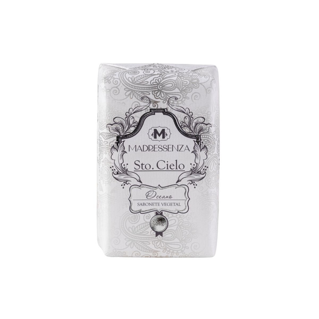 Sabonete Vegetal em Barra Madressenza Oceano 180g | Banho Refrescante