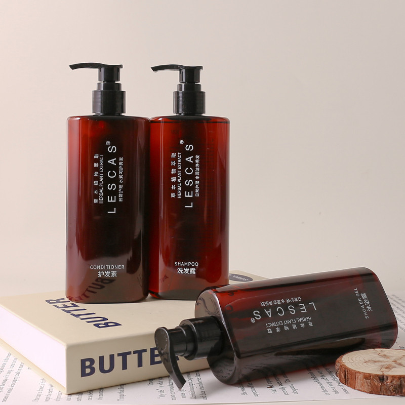 Hotel Shampoo Lavagem Corporal 300ml B & B Hotel SPA Club Banho Garrafa Grande Fragrância Shampoo Lavagem Corporal