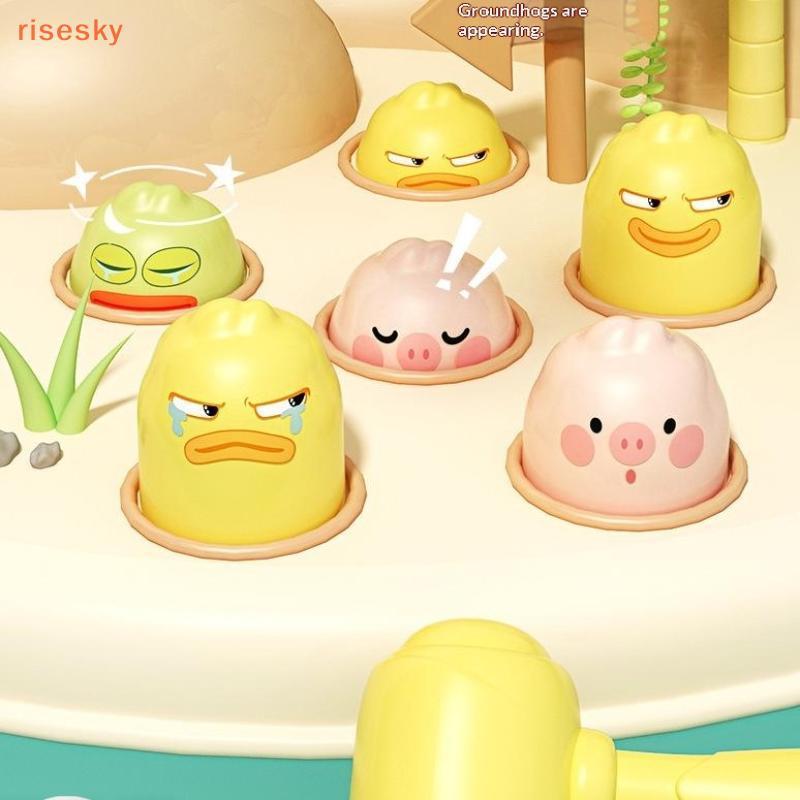 [risesky] Brinquedo Wha-a-mole Bebê Brincando Hamster Criança Educacional Infantil Batendo Knoing Brinquedos Para Crianç
