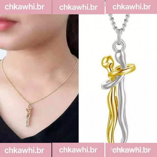 Colar De Casal Soulmate-Presente Romântico Para Amantes
