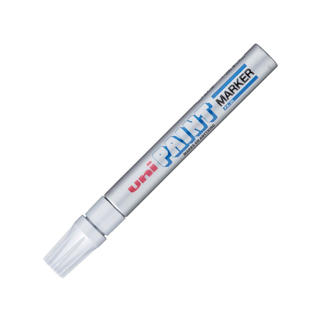 Pincel marcador permanente Paint Marker Prata PX-20 Uni-Paint