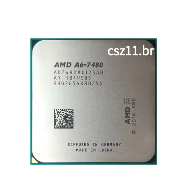 AMD A6 A6-7480 2 Núcleos 2C/2T 45W 3.5 Ghz Soquete FM2 + Processadores CPU De Desktop Gráficos Integrados : Radeon R5