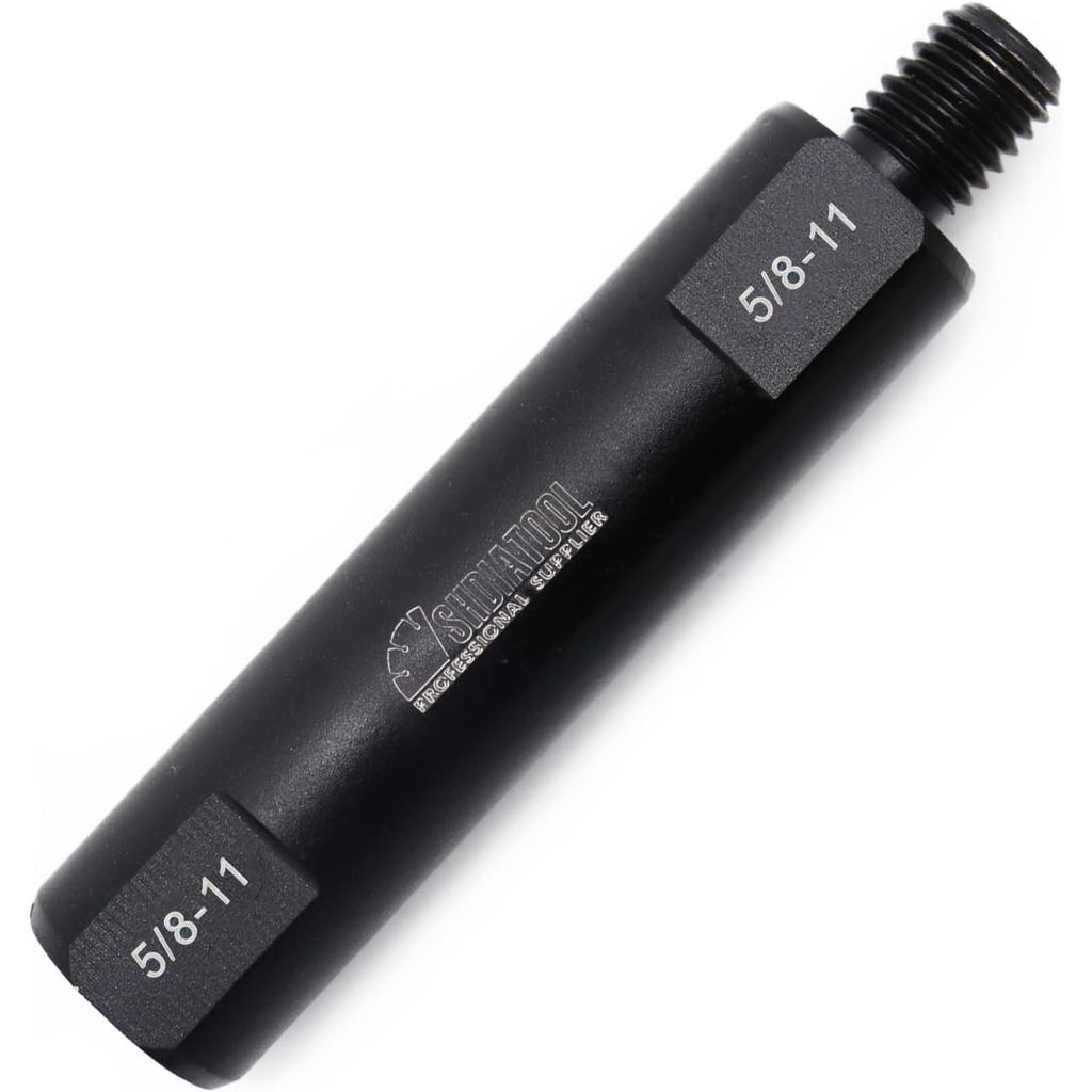 Haste de Extensão SHDIATOOL para Brocas de Perfuração, 4 polegadas de comprimento com rosca de 5/8 polegadas-11