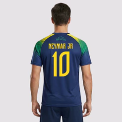 Camisa Brasil Raglan Azul Marinho 10 Neymar Jr