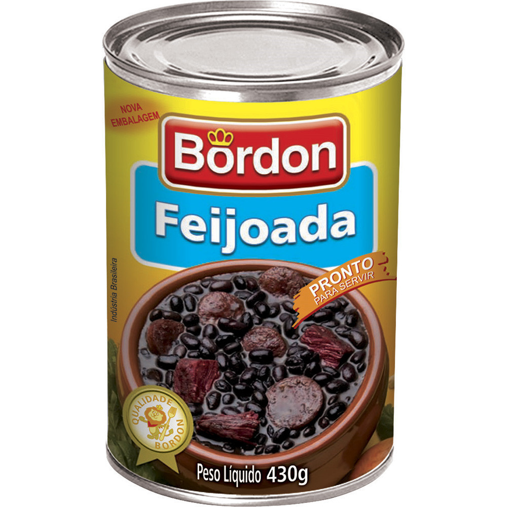 Feijoada enlatada Bordon 430g TMB02