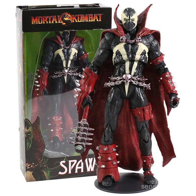 Figura de Ação Spawn com Espada de 7 Polegadas do Mortal Kombat, Modelo de Brinquedo em PVC, Presente de Coleção