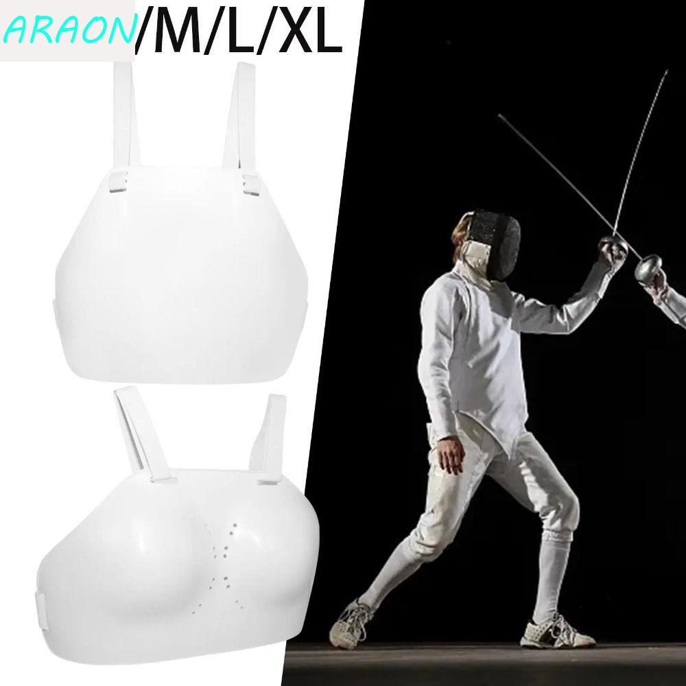 Protetores De Peito ARAON , Protetor De Esgrima Unissex Branco , Equipamento Com Faixa Elástica XS-XL Colete De Engrenag