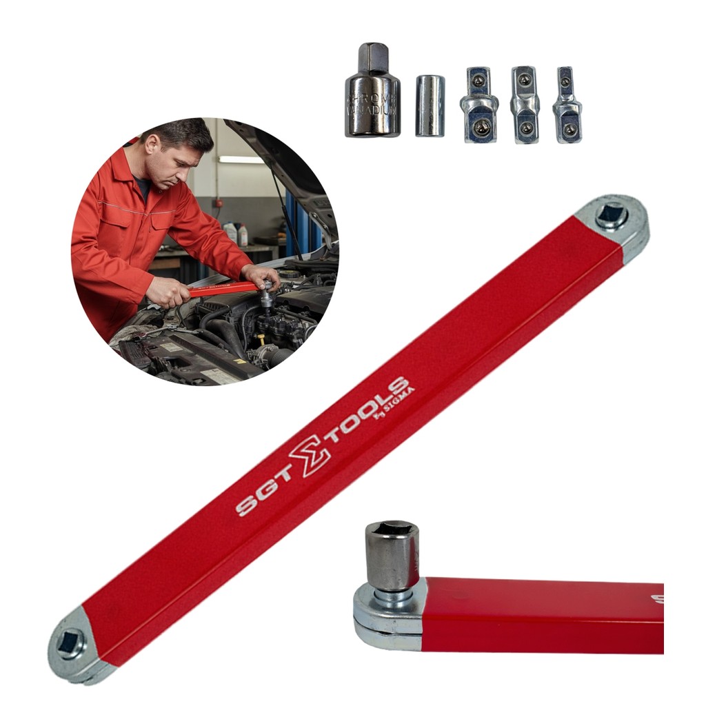 Extensão Catraca OFFSET Conjunto de Chaves Sigma Tools