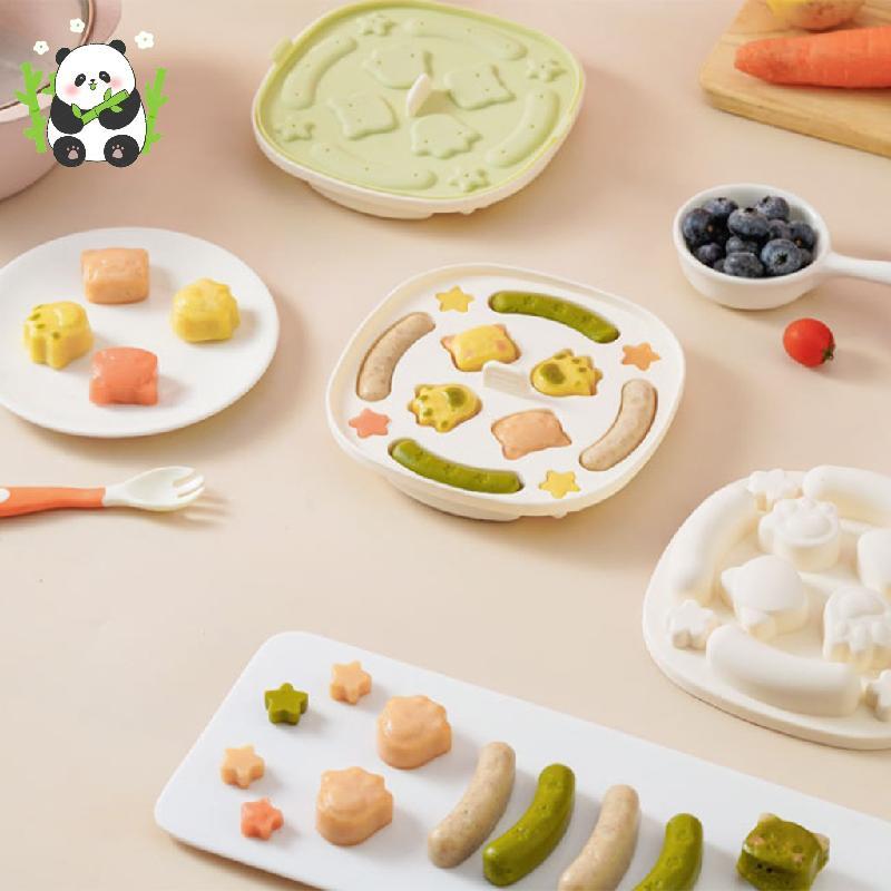 Molde De Silicone Para Comida De Bebê-Pudim E Sorveteira Lanches Infantis Caseiros Saudáveis-Acessório De Cozinha Bebês