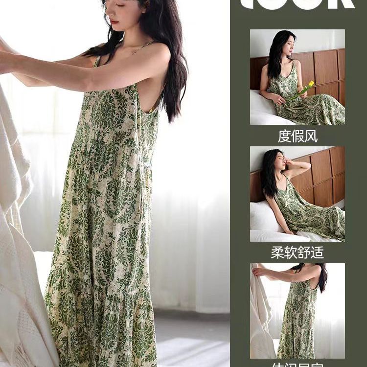 Verão Bohemian Resort Estilo Elegante Strapless Versátil Vestido Longo Floral