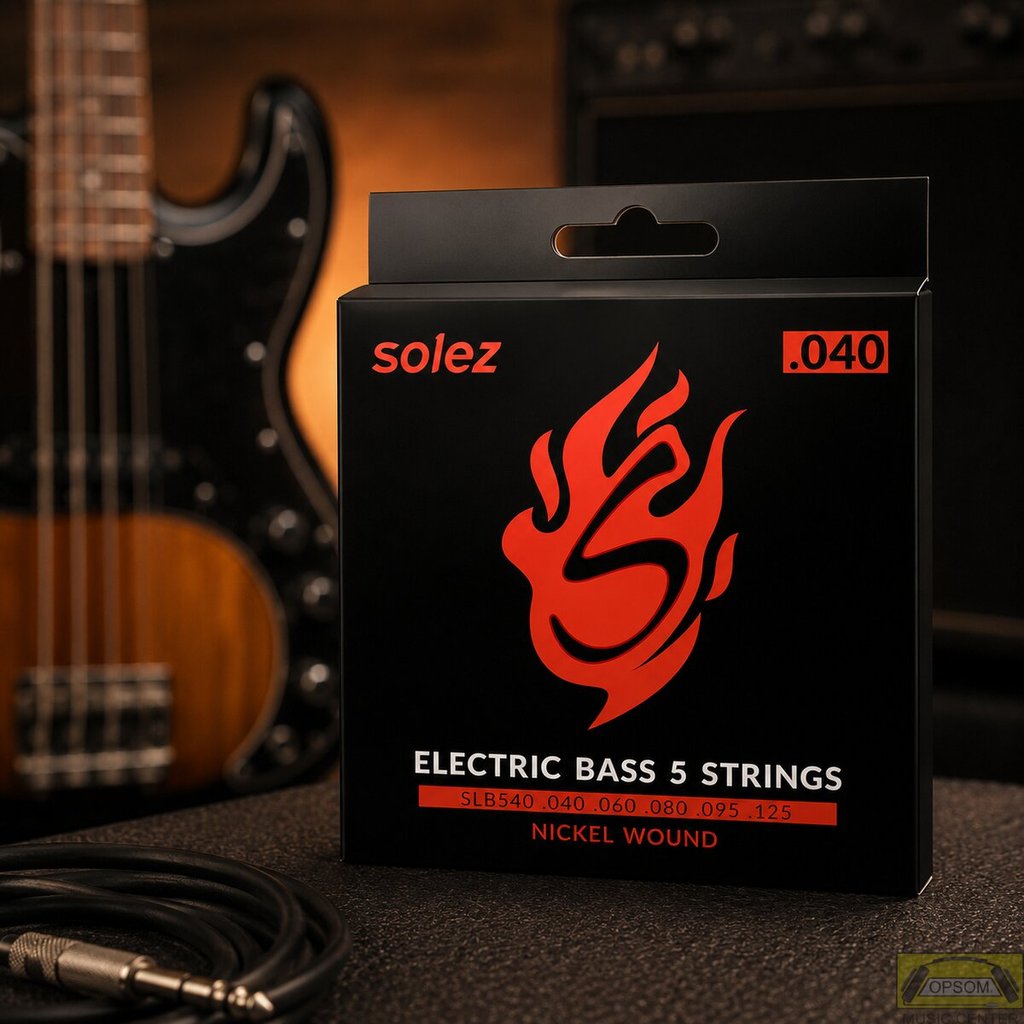 Encordoamento Contra Baixo 5 Cordas 040 Solez SLB540 High Tone Perfomance