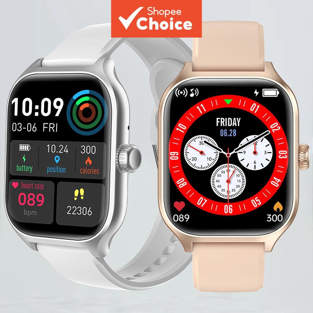 Relógio Smart Esportivo Duplo de Pulso Fitness Monitoramento de Saúde à Prova D'Água Smartwatch Relógio Bluetooth Sem