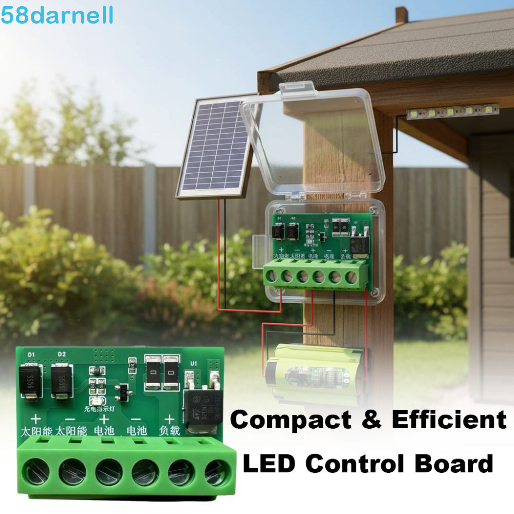 Placa De Circuito De Controle Solar DARNELL , Controlador De Luz De Rua Durável 10A-20A , 6-45V