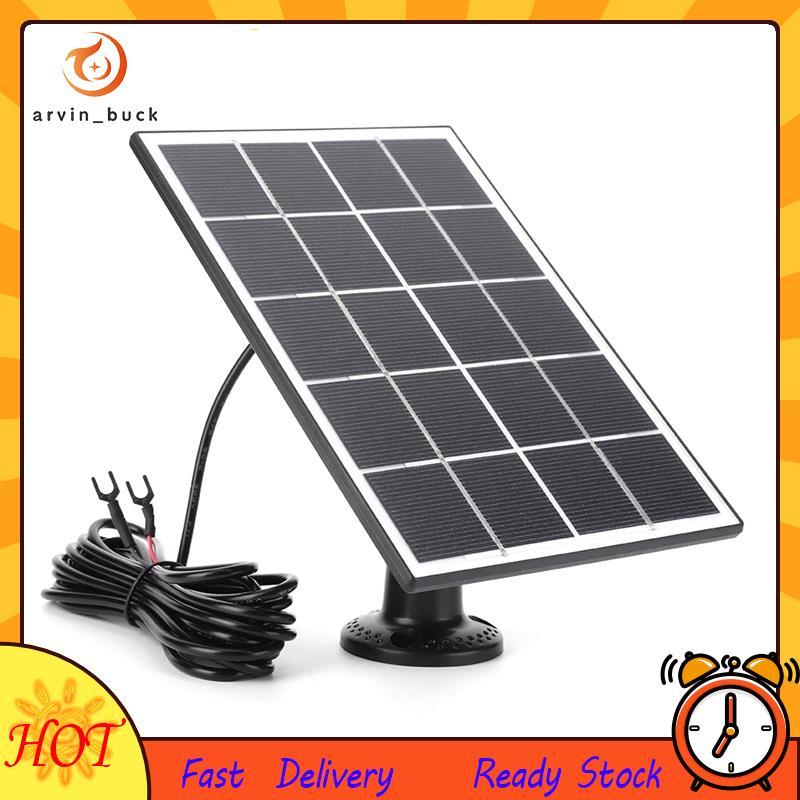 Carregador De Painel Solar 20W Para Campainha De Vídeo Ring 360 ° Suporte Ajustável 4/3 Plus/2 A