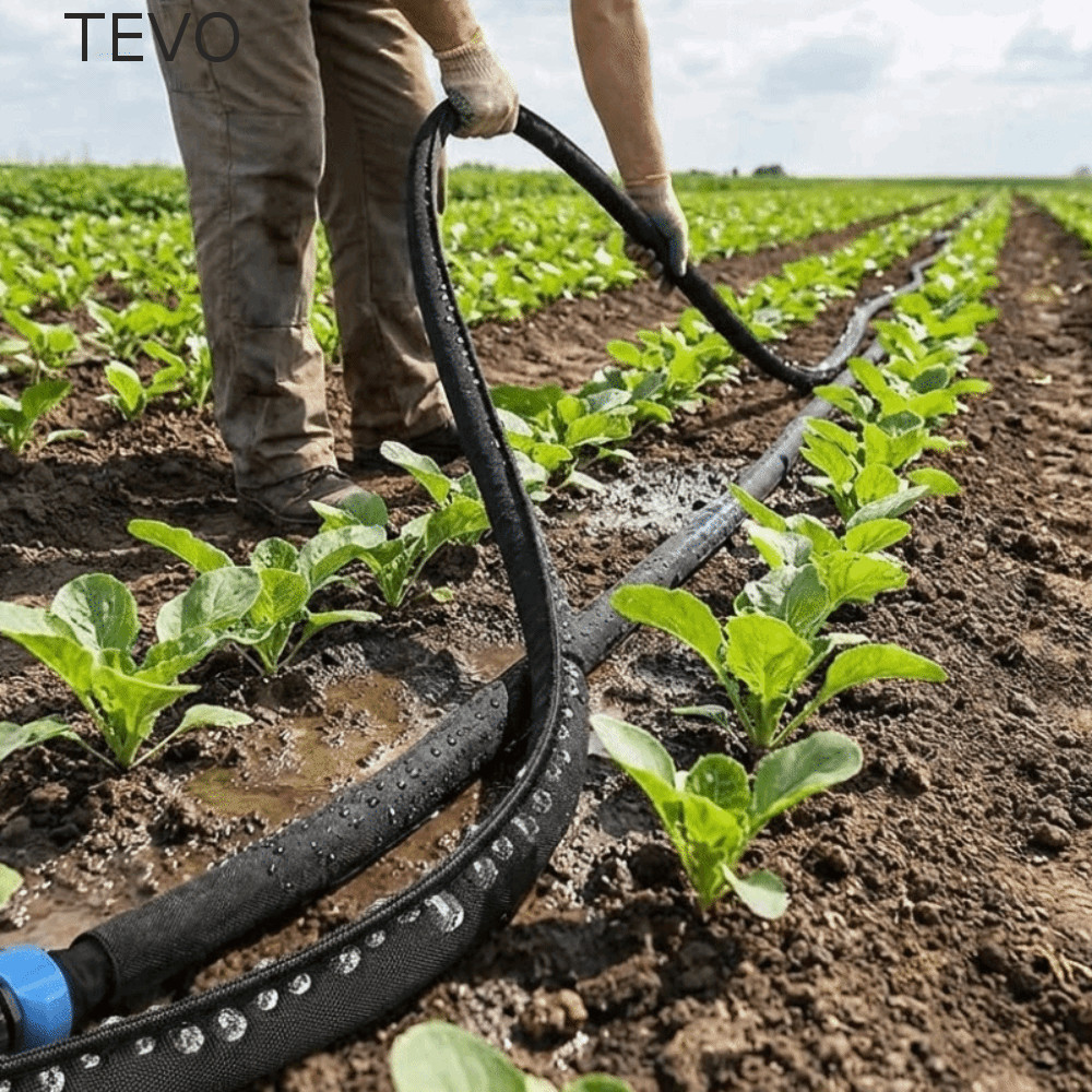 Micro Irrigação Por Gotejamento TEVO , Mangueira De Busca Porosa Eficiente Com Economia De Água , Tubo De Vazamento Plan