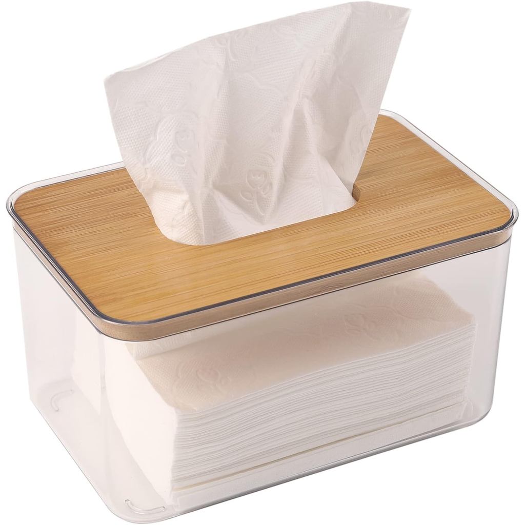 Caixa de Lenços de Papel em Acrílico, Suporte para Lenços de Secadora em Acrílico para Lavanderia, Dispensador de Lenços