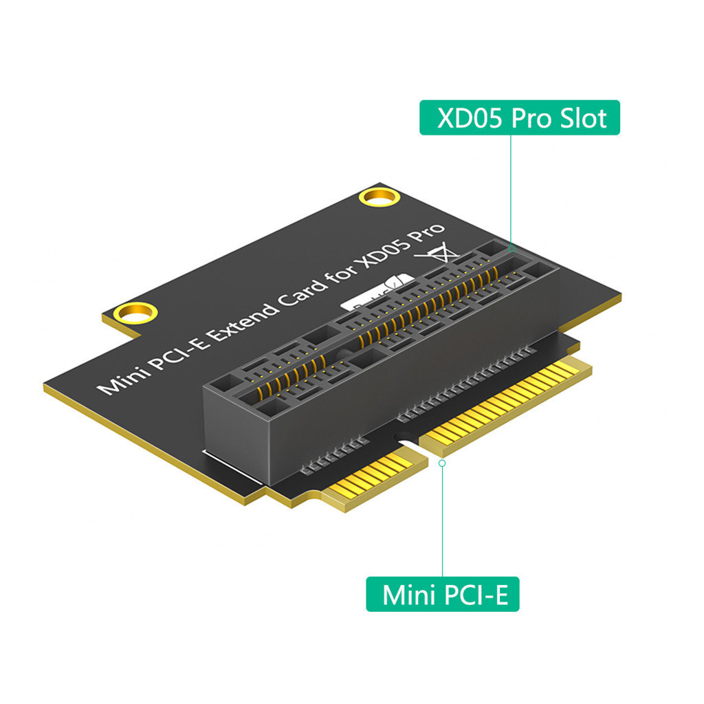 Mini Placa De Conversão Vertical PCI-E Para XDUOO XD05 Pro DAC Amplificador De Fone De Ouvido Extensão De Ângulo Reto In