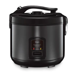 Panela Elétrica de Arroz Visio Rice Glass 10 Xícaras 700W Preta com Tampa de Vidro e Acessórios