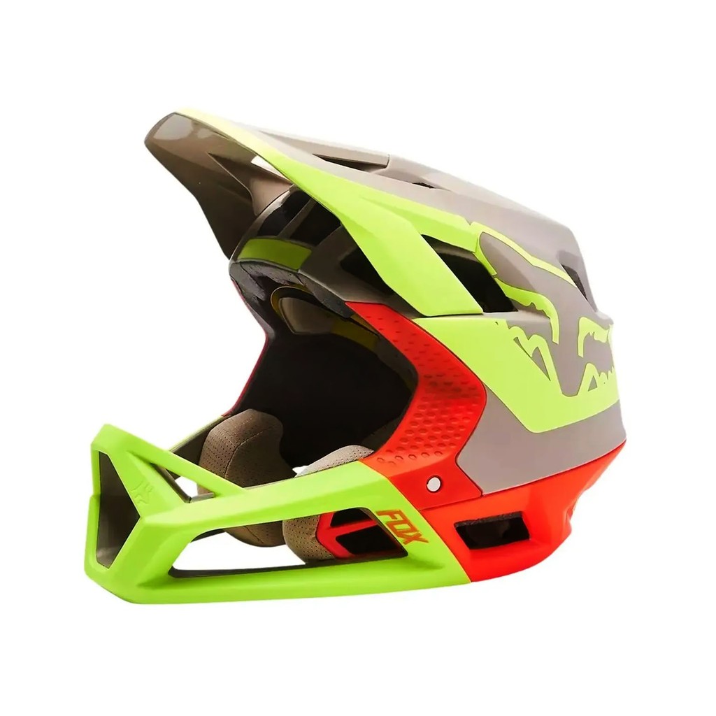 Capacete Fox Proframe Full Face Mips Downhill Mtb Fluor