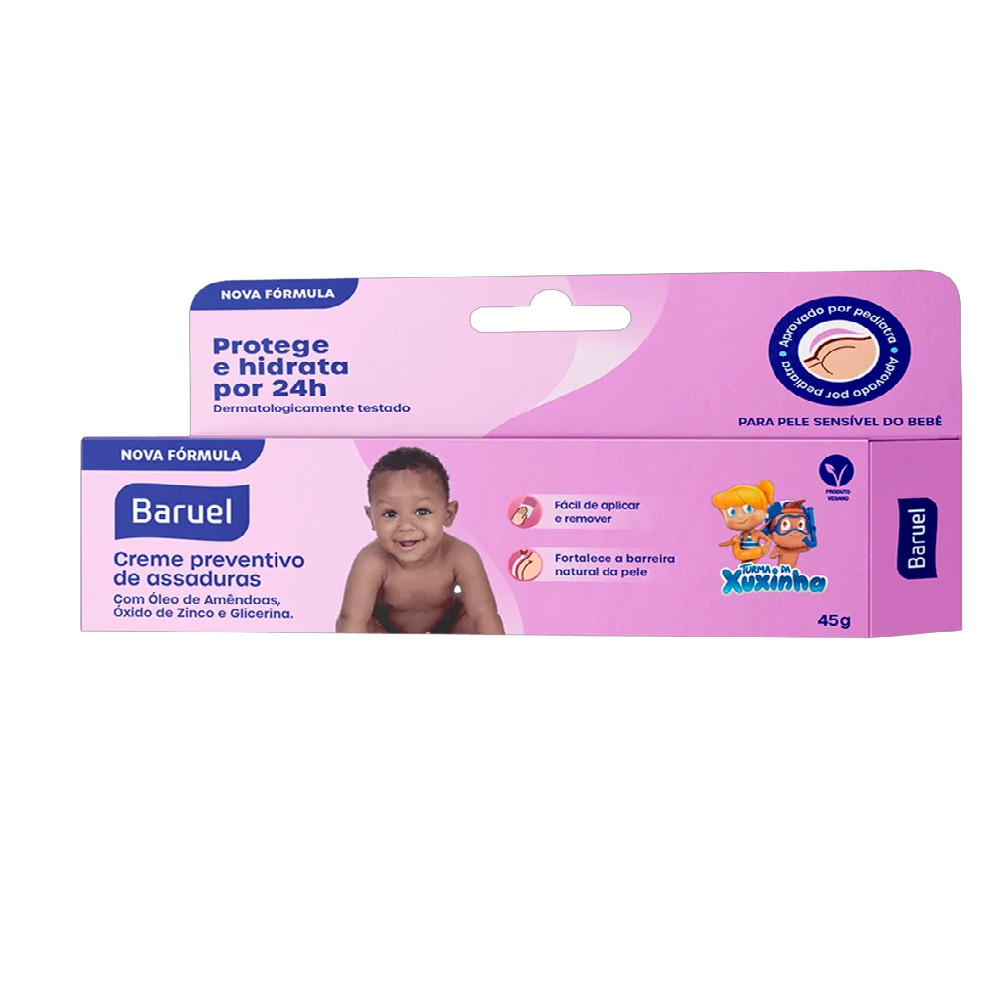 Creme Para Assadura Baruel Xuxinha Glicerina
