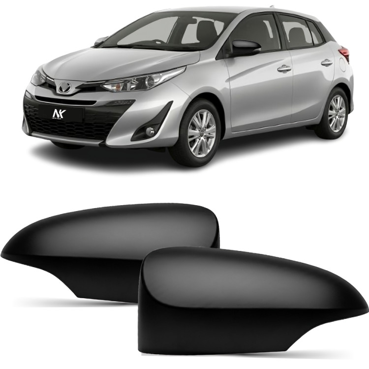 Par/Un Capa Retrovisor Yaris 2018 2019 2020 2021 2022 2023