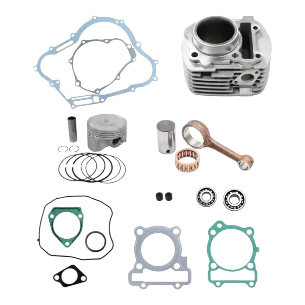 Kit Cilindro Biela Pistão Factor Fazer 150 Crosser rolamento virabrequim
