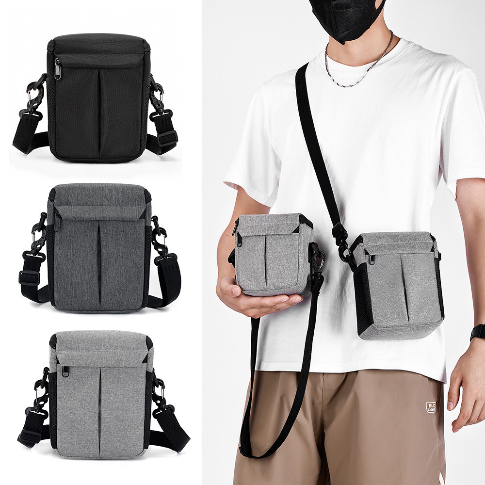 Adequado para Canon/Nikon/Sony/Micro câmera de cartão único/bolsa de câmera Digital SLR pequena bolsa de ombro Crossbody