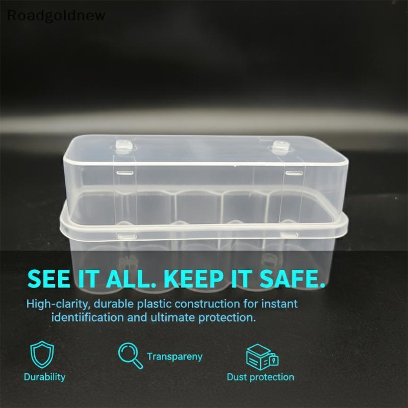 RGN 10 Slot Caso Frasco De Laboratório 20ml Caixa De Armazenamento De Plástico Transparente Microtubo Organizador Experi