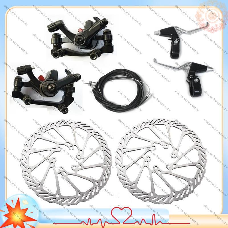 [Em Vendas E] Conjunto De Freio A Disco Mecânico Alavancas De Bicicleta Acessórios Para Mountain Bike